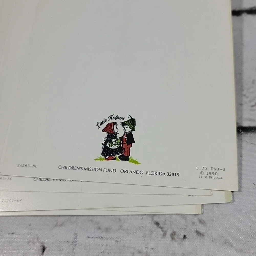 Vtg Anneliese Little Helpers Little Children Greeting Cards Lot Of 11 Assorted